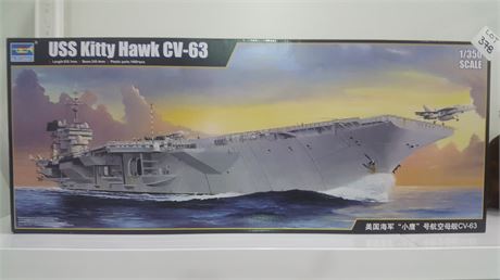 NEW USS KITTY HAWK CV-63 SHIP MODULE - SCALE 1:350