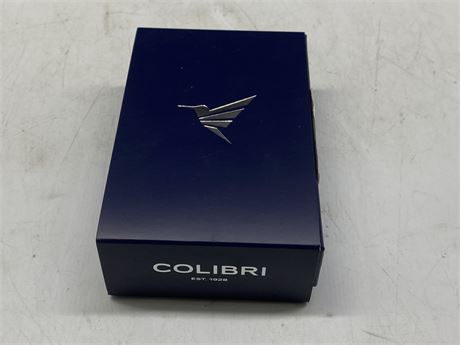 NEW COLIBRI V-CUT CIGAR CUTTER BLACK & GOLD