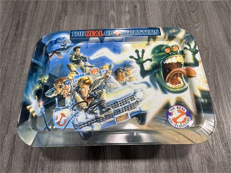 VINTAGE 1980’s THE REAL GHOSTBUSTERS FOLDABLE TRAY 17”x12”
