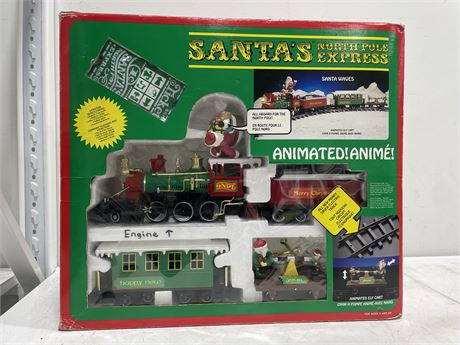 SANTA’S NORTH POLE EXPRESS CHRISTMAS TRAIN IN BOX