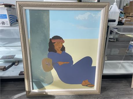 LARGE RARE PEGGE HOPPER SERIGRAPH SIGNED AND NUMBERED 42”x50”
