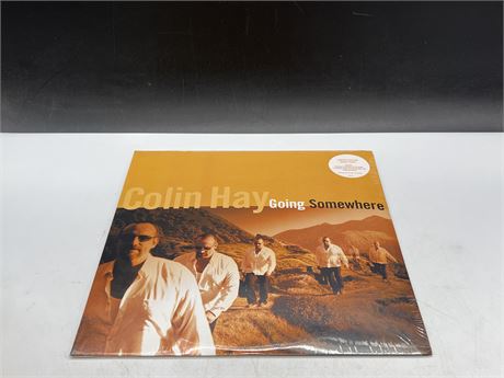 SEALED COLIN HAY - GOING SOMEWHERE - L/E WHITE LP