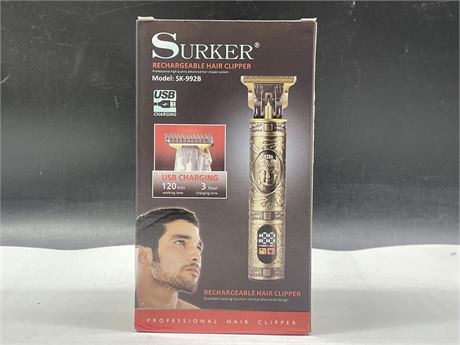NEW SURKER RECHARGEABLE HAIR CLIPPER