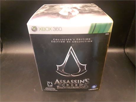 ASSASSINS CREED BROTHERHOOD - COLLECTORS ED - VERY GOOD CONDITION - XBOX 360
