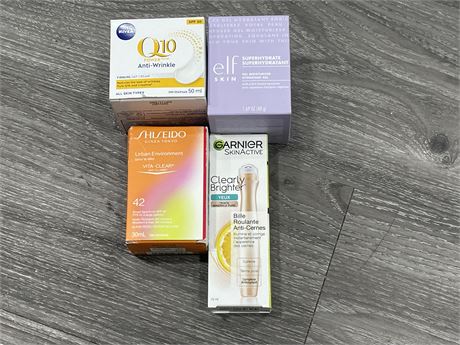 4 NEW MISC SKIN CARE PRODUCTS