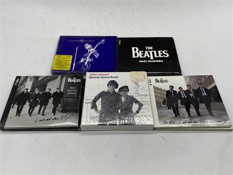 LOT OF 5 BEATLES CD’S