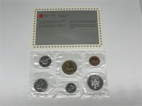 ROYAL CANADIAN MINT 1989 UNCIRCULATED COIN SET