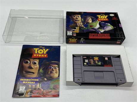 DISNEY’S TOY STORY - SNES COMPLETE W/BOX & MANUAL - EXCELLENT CONDITION