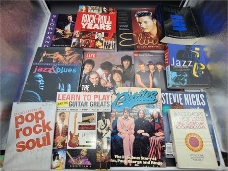 12 MUSIC REFERENCE BOOKS