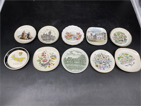 LOT OF VINTAGE BONE CHINA PIN TRAYS (Made in England)
