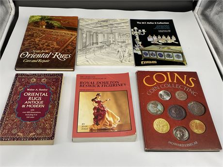 6 ART & COLLECTABLES REFERENCE BOOKS