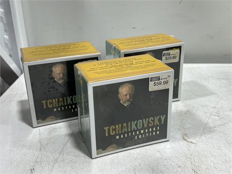3 SEALED TCHAIKOVSKY MASTERWORKS EDITION CD BOX SETS