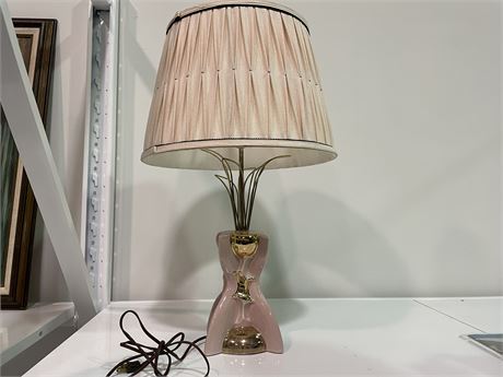MCM PINK 1955 C.MILLER LAMP