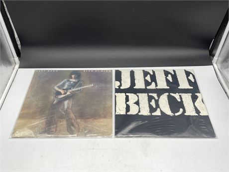 2 JEFF BECK RECORDS - EXCELLENT (E)