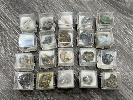 20 EARLY MINING SAMPLES FROM THE YUKON