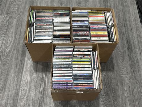 3 BOXES FULL OF CDS