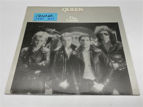 QUEEN - THE GAME CANADIAN 1980 PRESSING - NEAR MINT (NM)