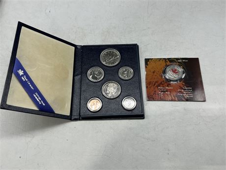 1981 RCM COIN SET & 2001 CDN COIN