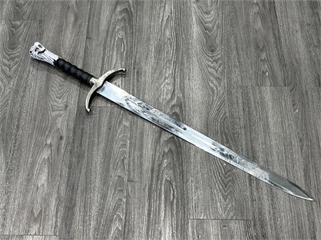 GAME OF THRONES JOHN SNOW LONGCLAW STAINLESS STEEL SWORD (41” long)