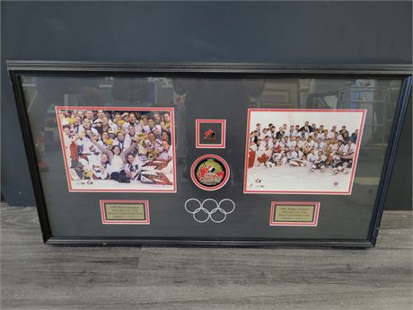 2002 CANADA DOUBLE GOLD CHAMPIONS (34"x18")