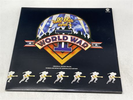 ALL THIS AND WORLD WAR 2 SOUNDTRACK - 2LP GATEFOLD W/ POSTER NEAR MINT (NM)