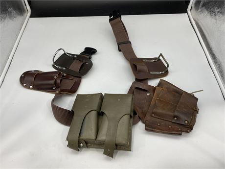 TOOL BELT W/ 5 POUCHES