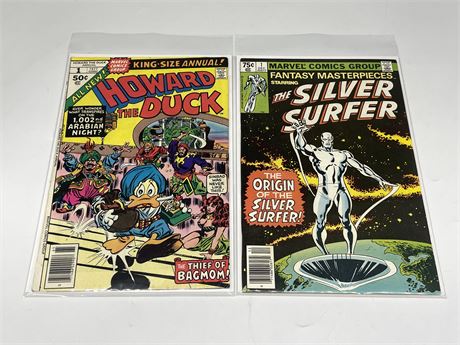 HOWARD THE DUCK ANNUAL #1 / FANTASY MASTERPIECES STARRING SILVER SURFER #1