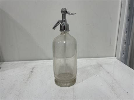 VINTAGE SELTZER BOTTLE BY CROSS & CO (MADE IN ENGLAND)