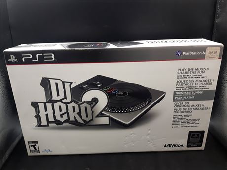 DJ HERO 2 BUNDLE - CIB - VERY GOOD CONDITION - PS3