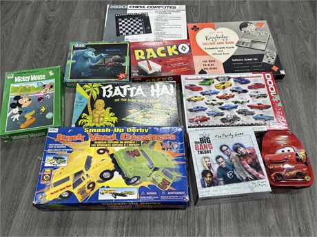 LOT OF GAMES/PUZZLES - SOME VINTAGE