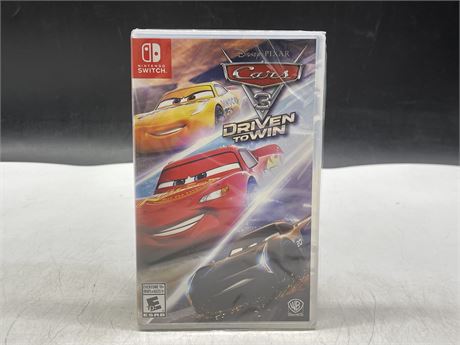SEALED - CARS 3 DRIVEN TO WIN - SWITCH