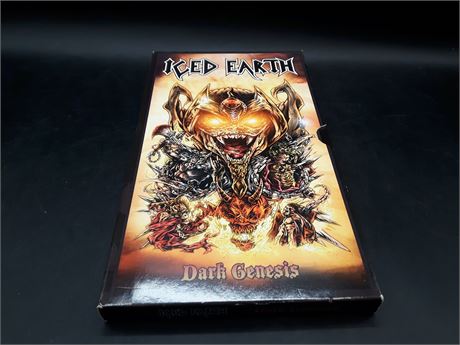 RARE - ICED EARTH - DARK GENESIS - LIMITED EDITION CD BOX SET (E) EXCELLENT