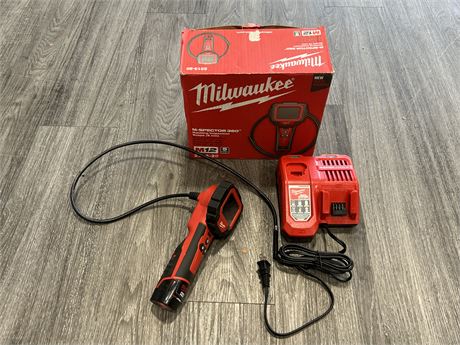 MILWAUKEE M-SPECTOR 360 ROTATING INSPECTION SCOPE IN BOX