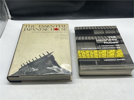 2 JAPANESE HOUSE ARCHITECTURE BOOKS / HIGH VALUE