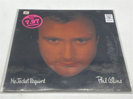 SEALED 1985 ORIGINAL CANADIAN PRESS PHIL COLINS - NO JACKET REQUIRED