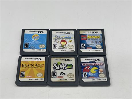 6 NDS GAMES