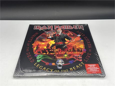 SEALED - IRON MAIDEN - LEGACY OF THE BEAST: LIVE IN MEXICO CITY - 3LP EDITION