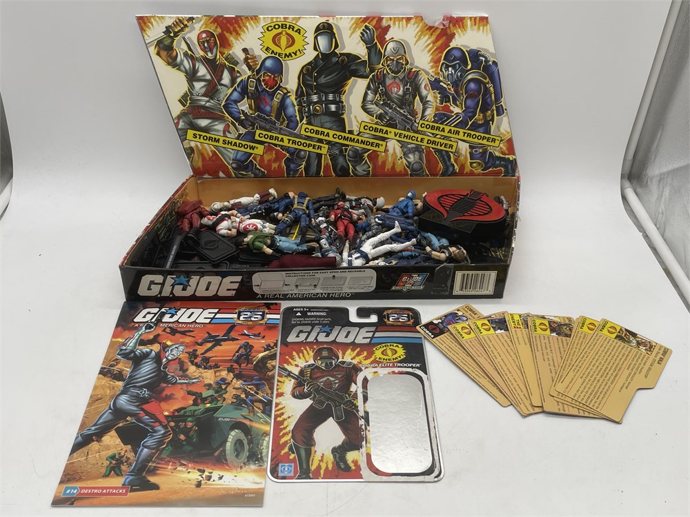 Urban Auctions - GI JOE 25TH ANNIVERSARY COBRA BOX SET - 18