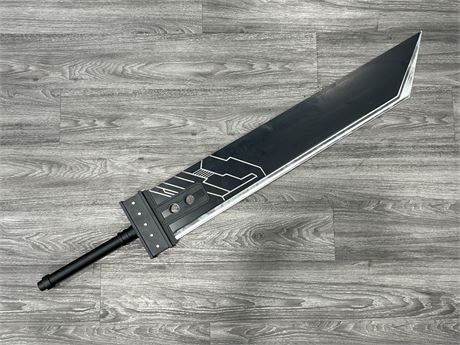 LIFE SIZE FINAL FANTASY 7 BUSTER SWORD - STAINLESS STEEL (55” long)