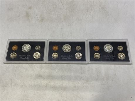 1968, 1969 & 1970 UNITED STATES PROOF COIN SET