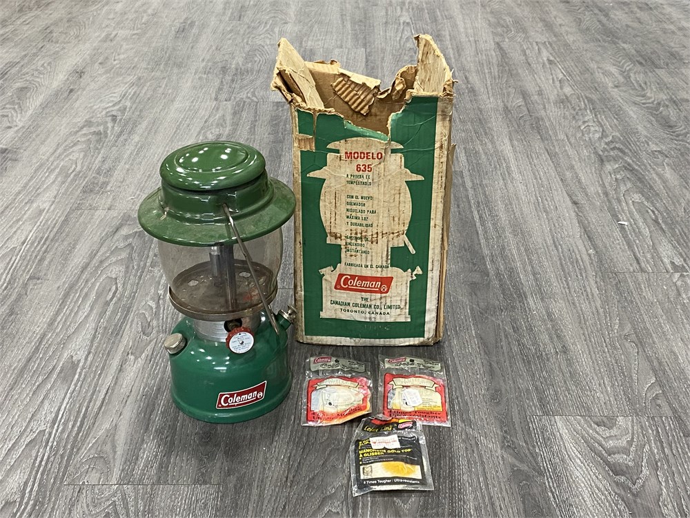 Coleman Lantern and Fishing Collectible Auction