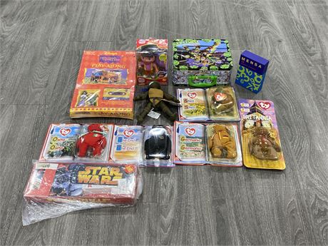LOT OF MISC. TOYS / COLLECTIBLES (MOSTLY NEW)