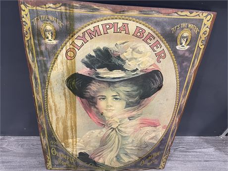 OLYMPIA BEER SYSTEM 27”x21”