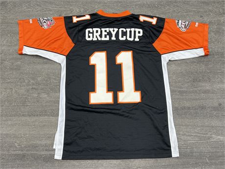 VANCOUVER GREY CUP 2011 JERSEY SIZE M