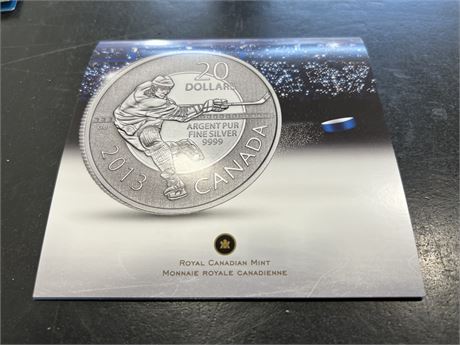 ROYAL CANADIAN MINT $20 FINE SILVER 2013 COIN