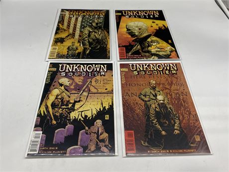UNKNOWN SOLIDER #1-4 FULL SERIES