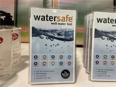 4 WATERSAFE WELL WATER TEST KITS