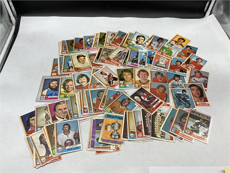 80+ 1970s NHL CARDS