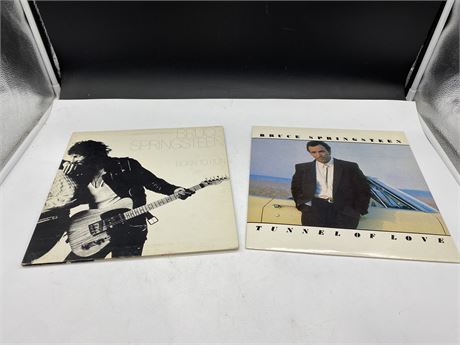 2 BRUCE SPRINGSTEEN ALBUMS - BOTH (E) EXCELLENT CONDITION