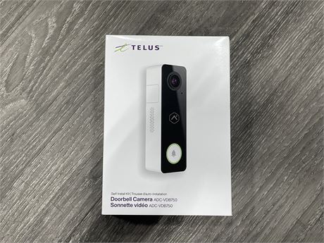 Urban Auctions - NEW SEALED ALARM.COM TELUS DOORBELL CAMERA